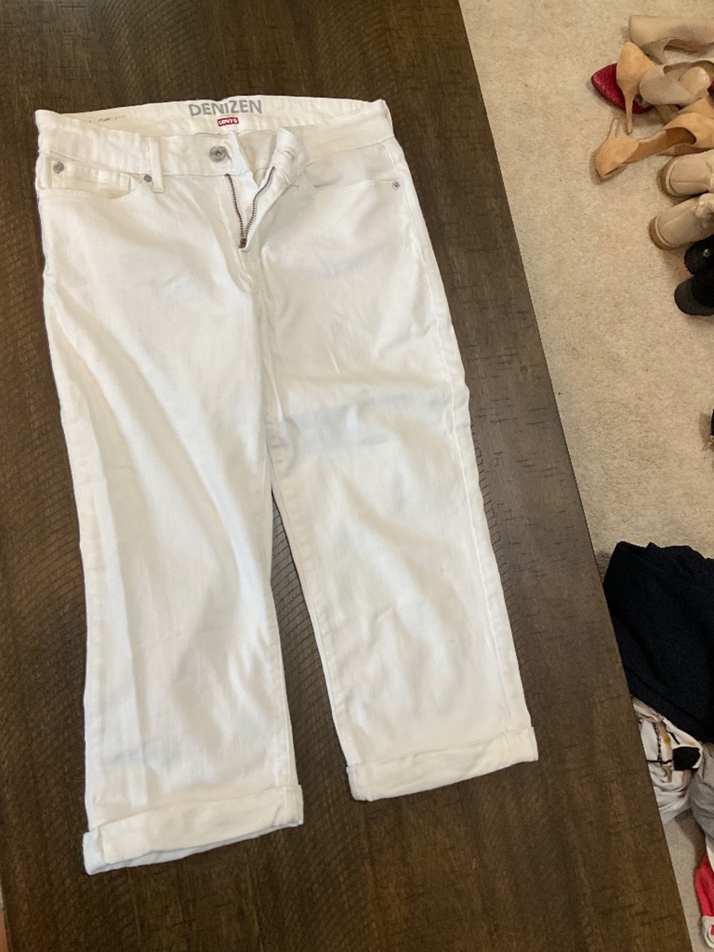 White jeans